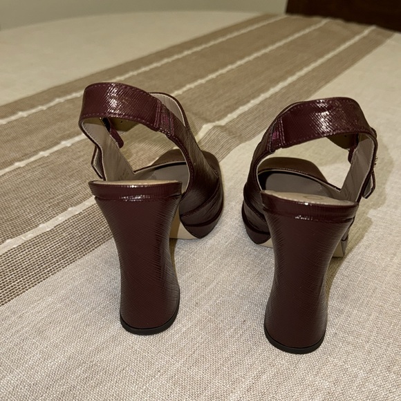 Sam Edelman size 6 square toe sling back pumps - Picture 4 of 8